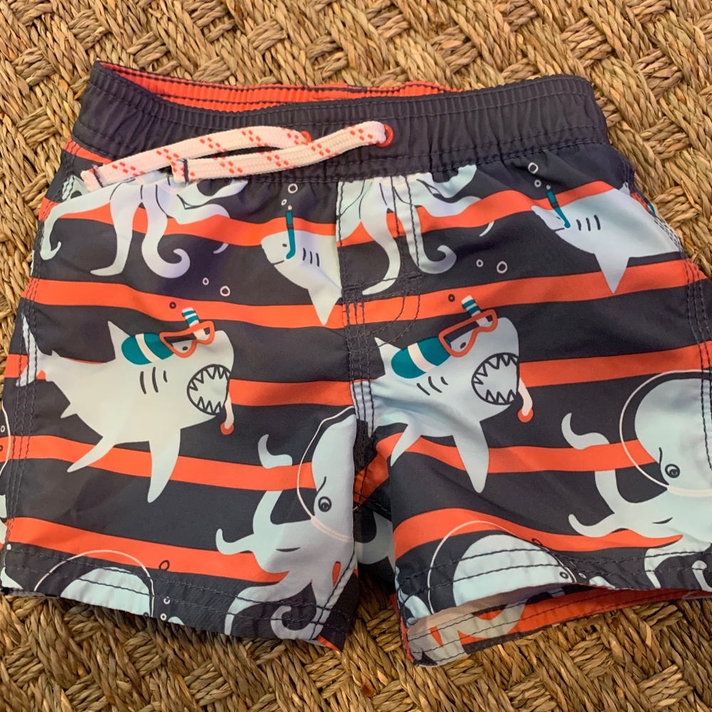 Baby Gap swim trunks, 12-18M